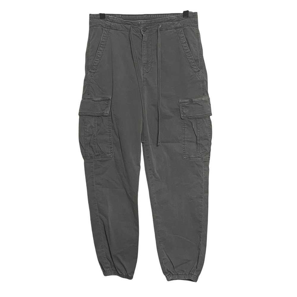American Eagle Outfitters Women's Gray Cargo Jogger Pants Size 8 Stretch Comfort